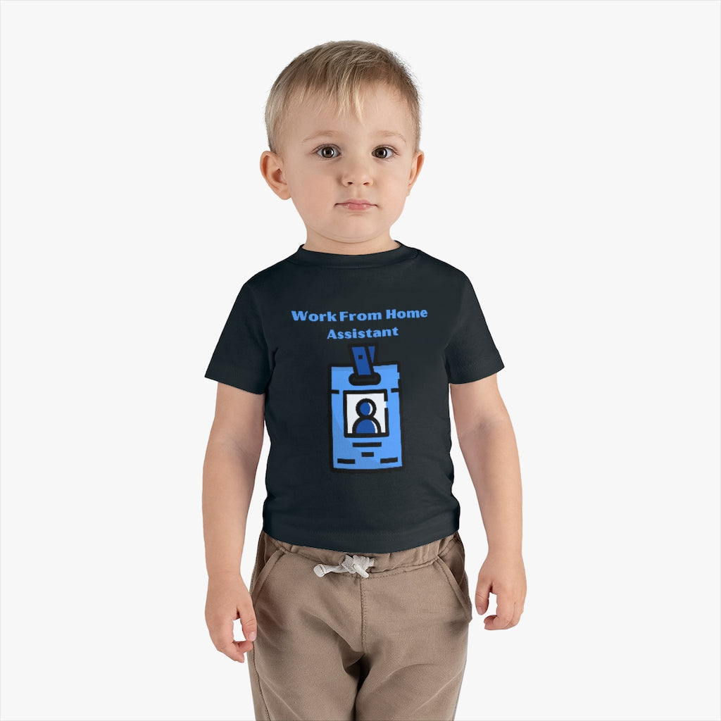 Work From Home Assistant Infant Cotton Jersey Tee