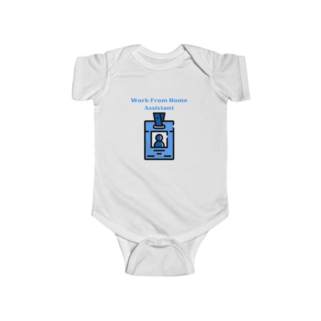 Work From Home Assistant Infant Fine Jersey Bodysuit