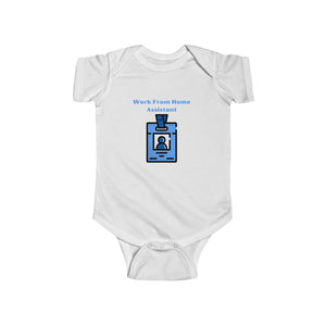 Work From Home Assistant Infant Fine Jersey Bodysuit