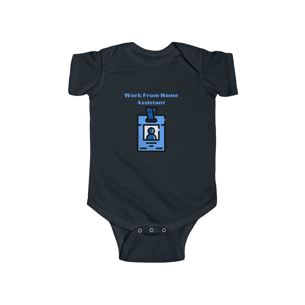 Work From Home Assistant Infant Fine Jersey Bodysuit