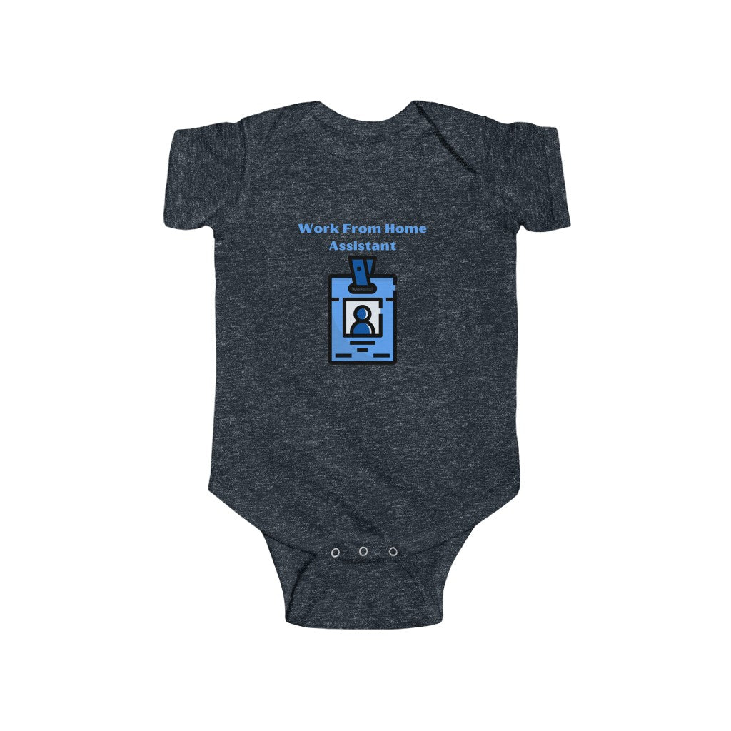 Work From Home Assistant Infant Fine Jersey Bodysuit