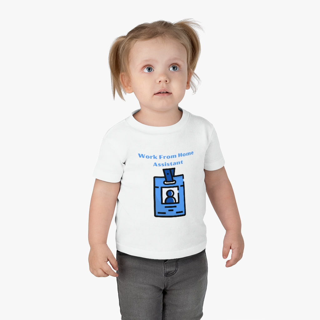 Work From Home Assistant Infant Cotton Jersey Tee