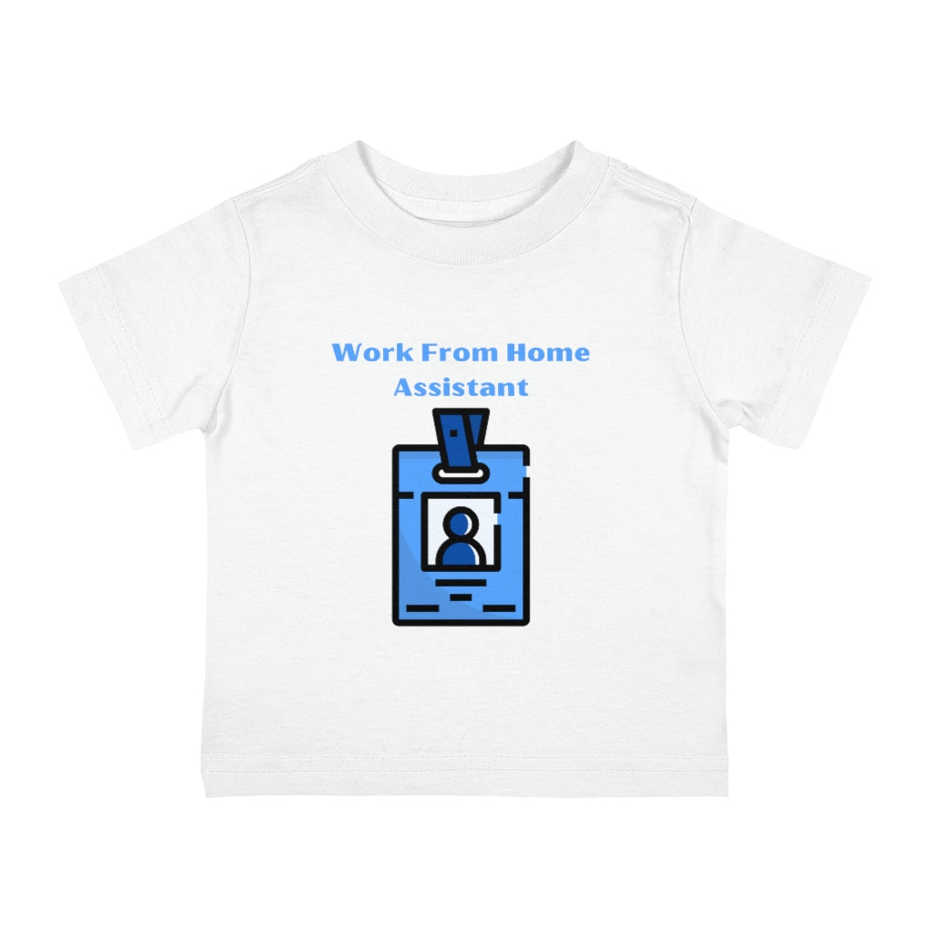 Work From Home Assistant Infant Cotton Jersey Tee