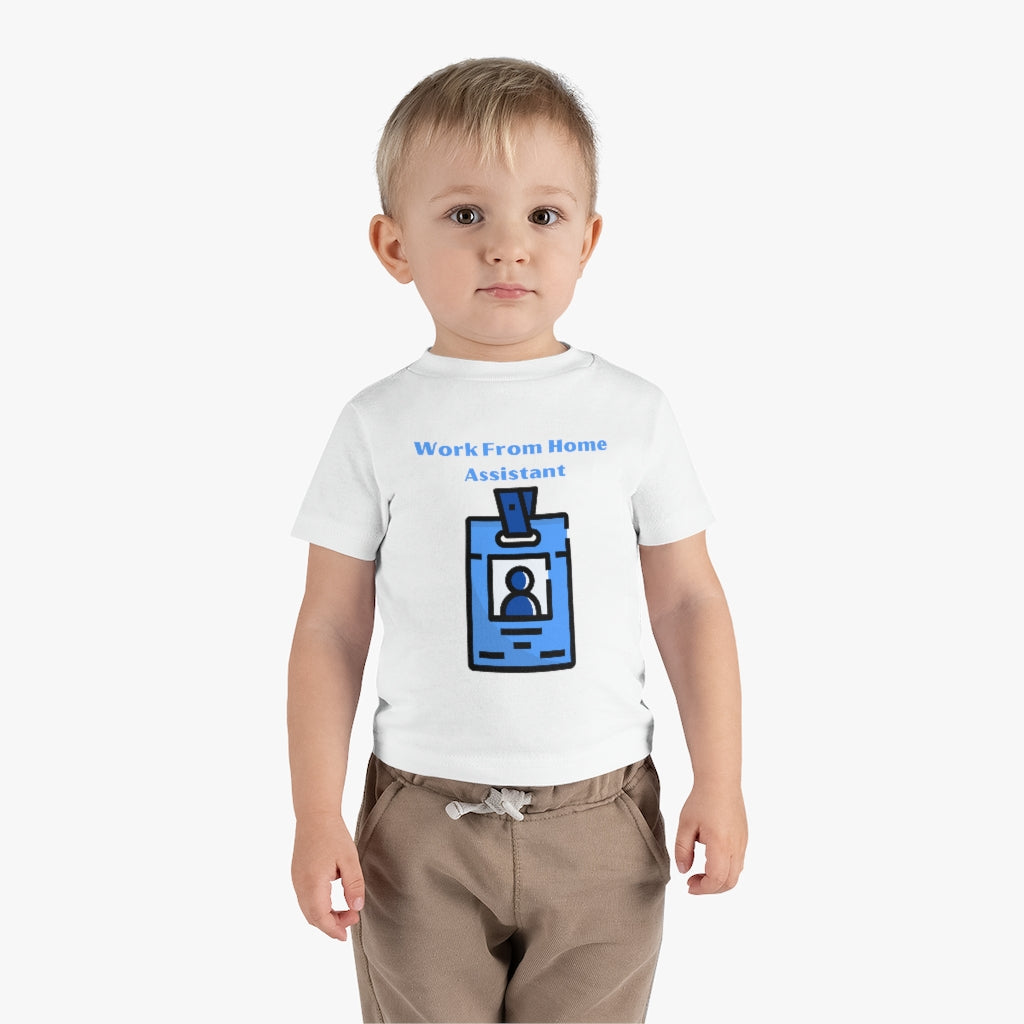 Work From Home Assistant Infant Cotton Jersey Tee