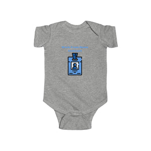 Work From Home Assistant Infant Fine Jersey Bodysuit